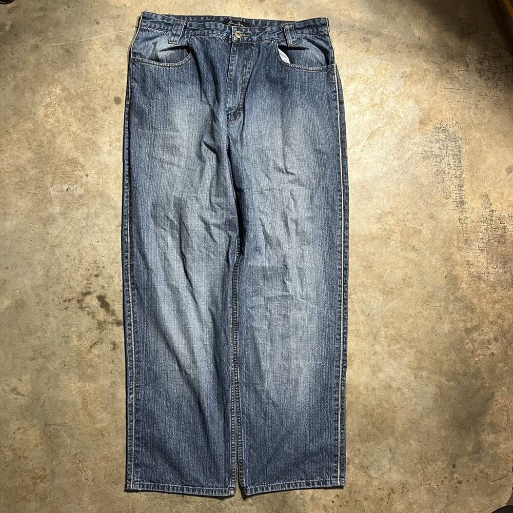 Vintage Y2k Sean John Faded Baggy Loose Fit Jeans 36x33